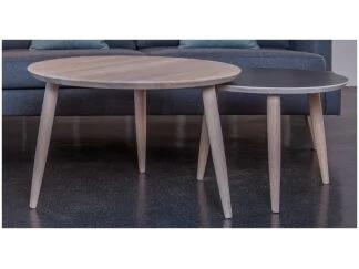 Sarah sofabord Ø80/60
