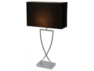 Omega bordlampe krom
