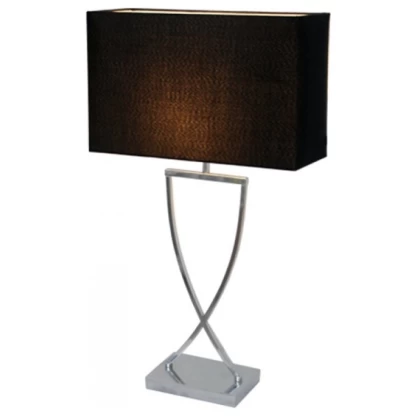 Omega bordlampe krom