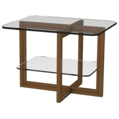 Brutus lampebord med glass - Bilde 2