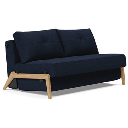 Cubed wood sovesofa
