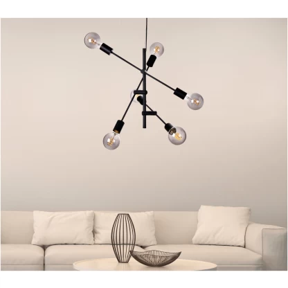 Cross-6 taklampe sort