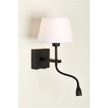 Mango vegglampe m/lesearm messing - Bilde 2