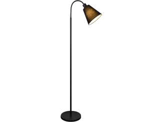 Connie-1 gulvlampe helsvart