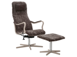 Jack wood hvilestol med pall