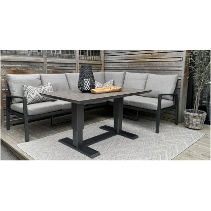 Manchester 3V2 vinkelsofa m/pop up bord - Bilde 3