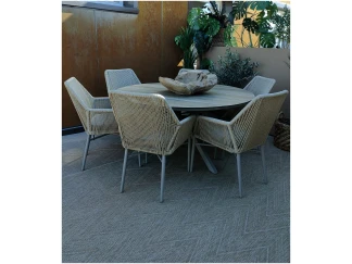 HPL spisebord m/6 Vista spisestoler